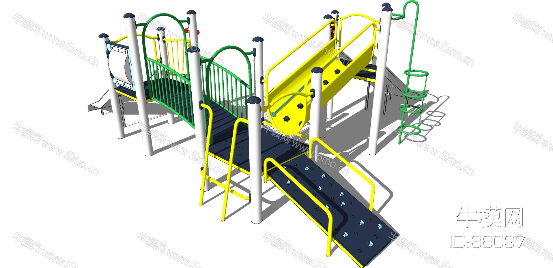儿童游乐娱乐城设施器材滑梯构件