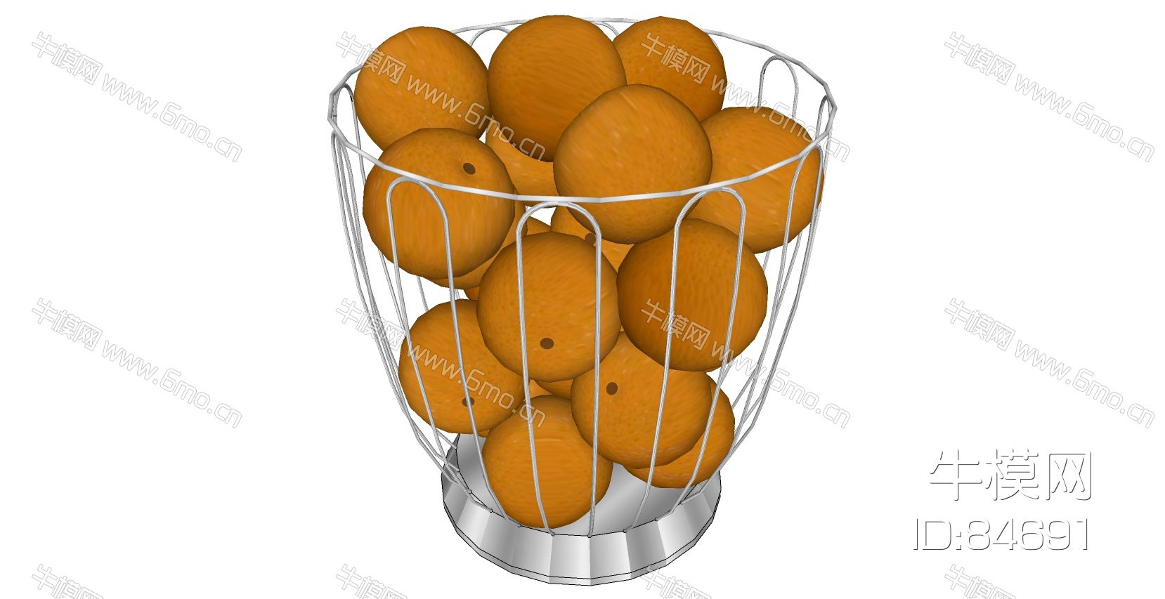 水果橙子不锈钢果篮果盘