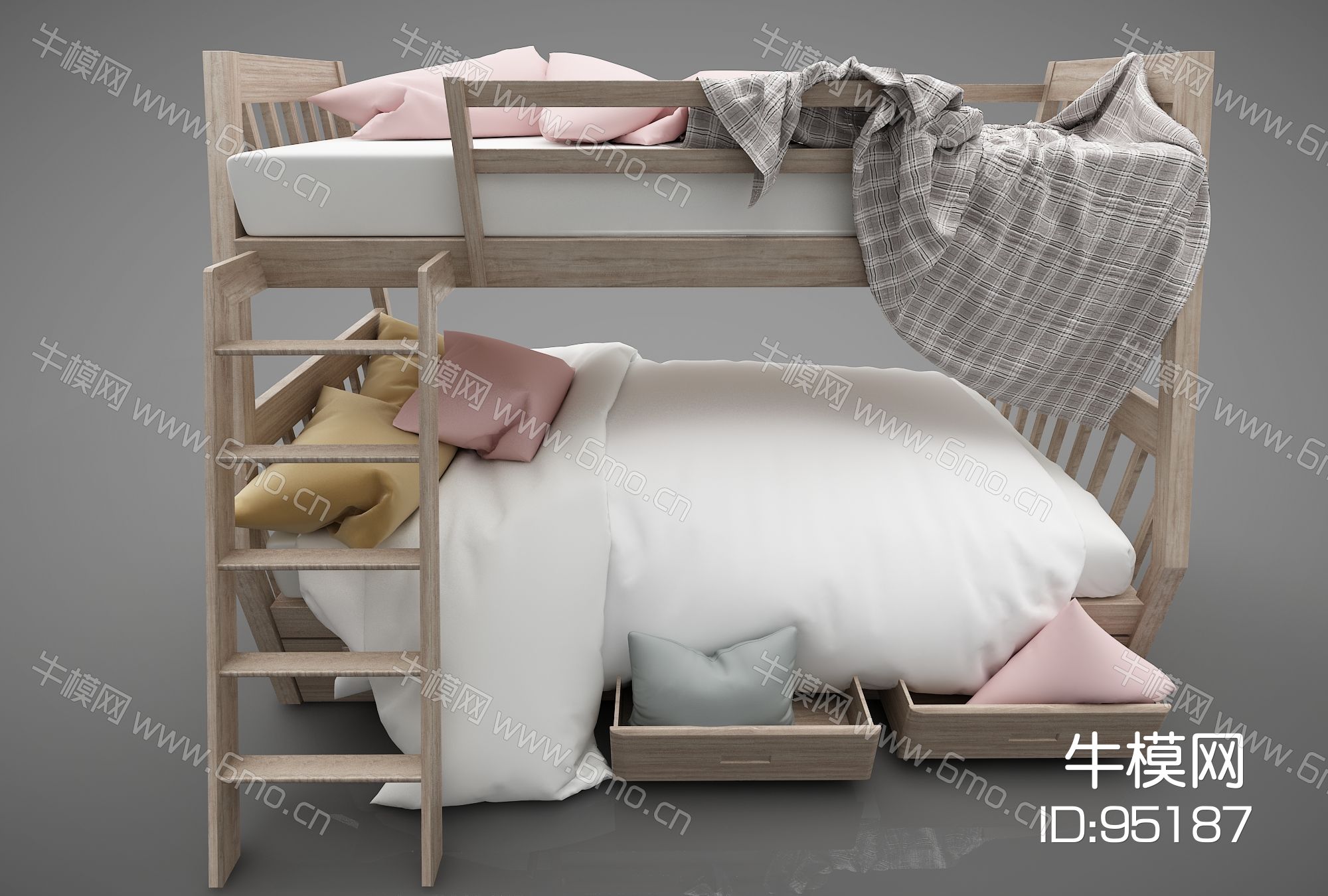 现代风格儿童床