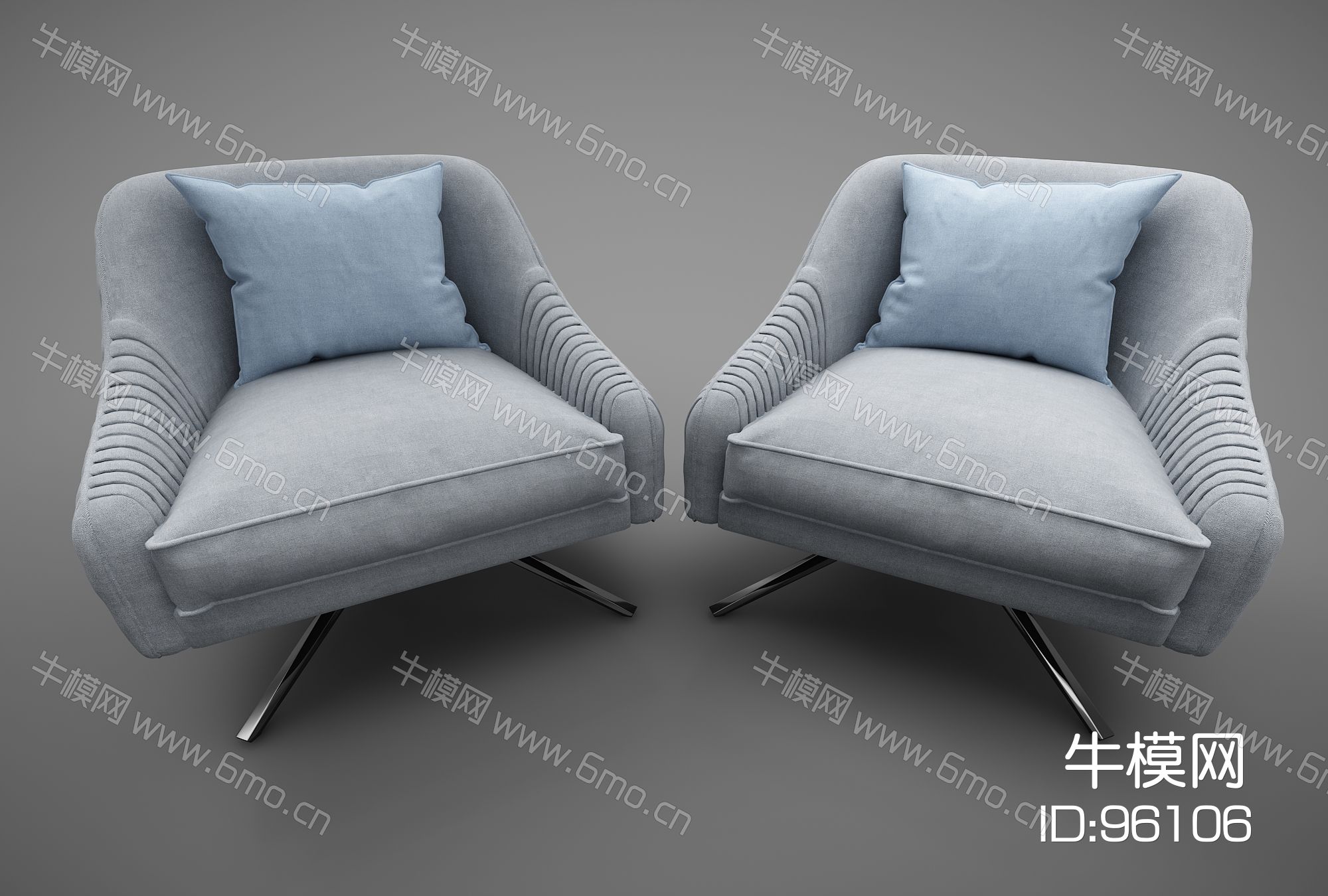 现代风格的单人沙发