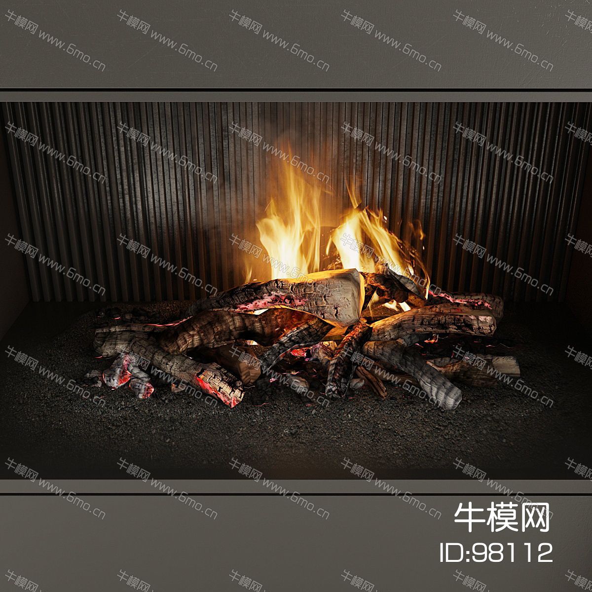 壁炉 柴火 木材 灰烬 火焰 火堆 烟雾