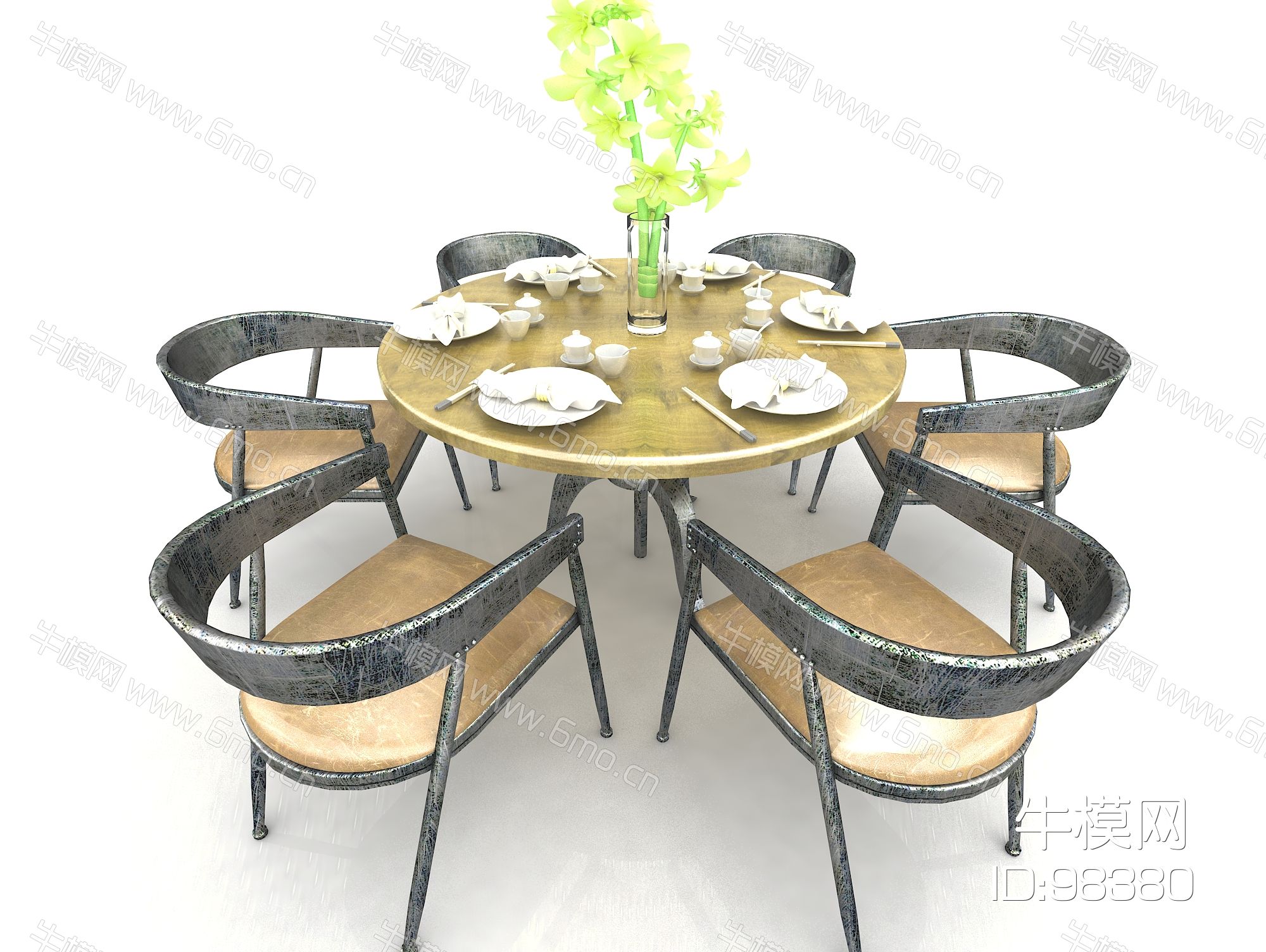 工业风格餐桌