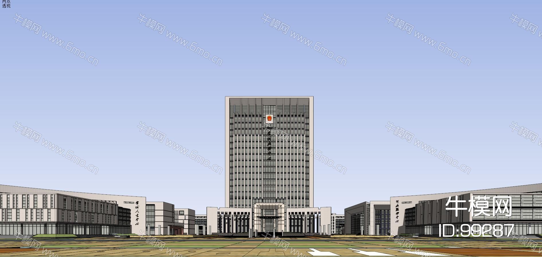 蒙城行政中心政府办公楼