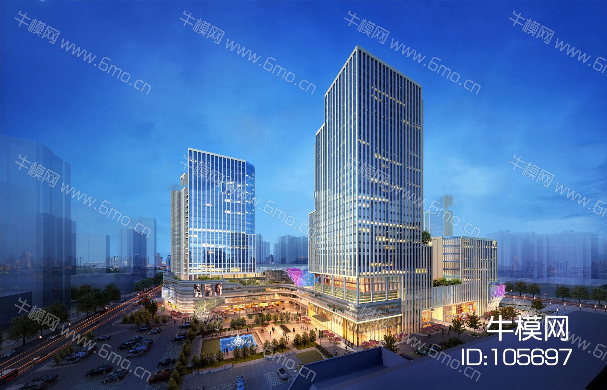成都红光里龙城国际（六期）商业广场概念设计三益