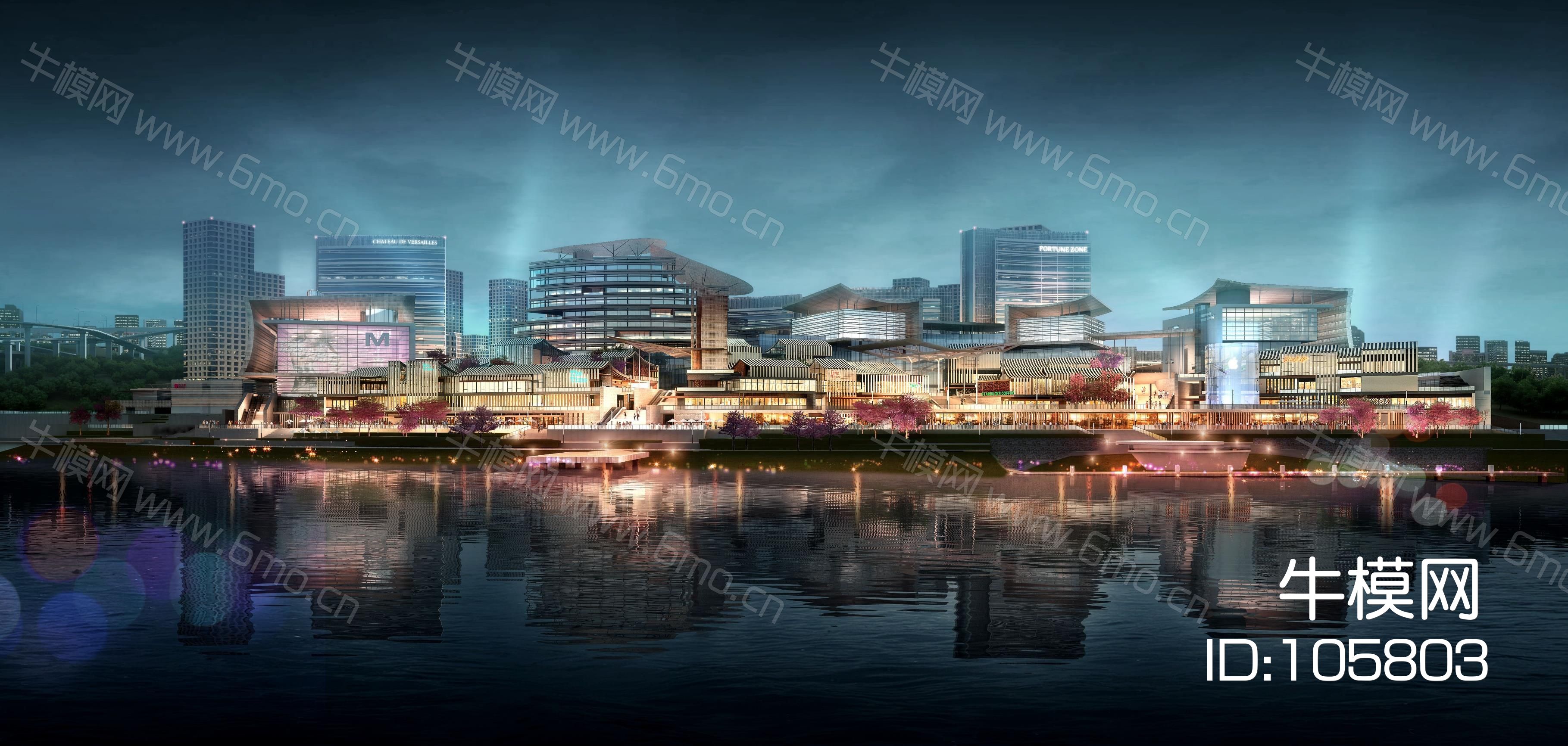 重庆巴南区巴滨路商业项目概念设计天华