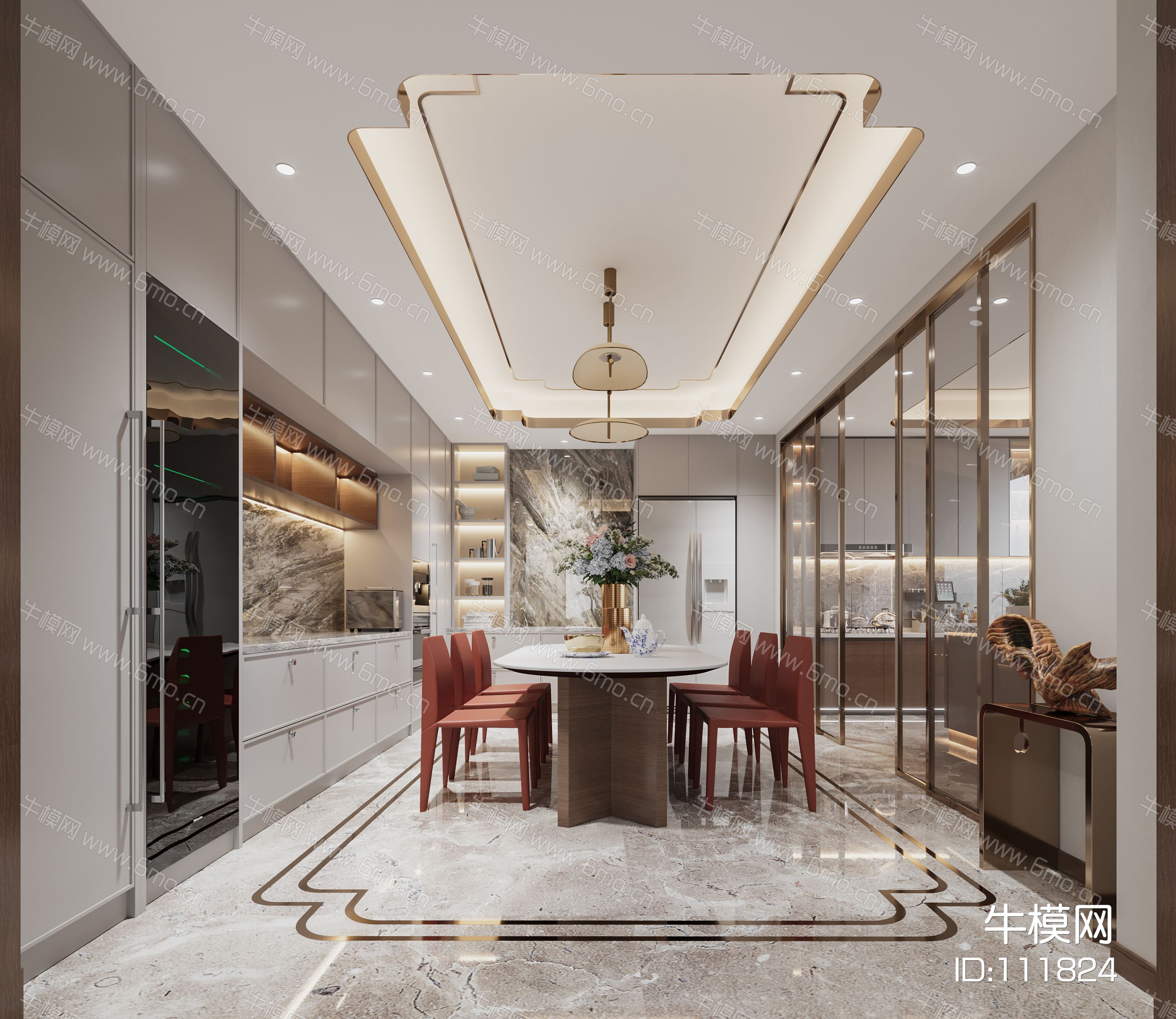 新中式餐厅餐桌椅