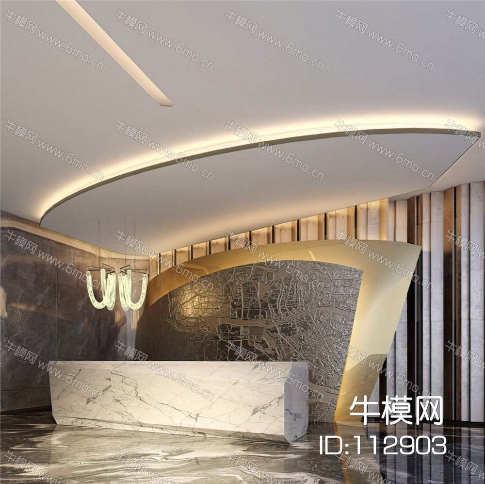 现代接待前台