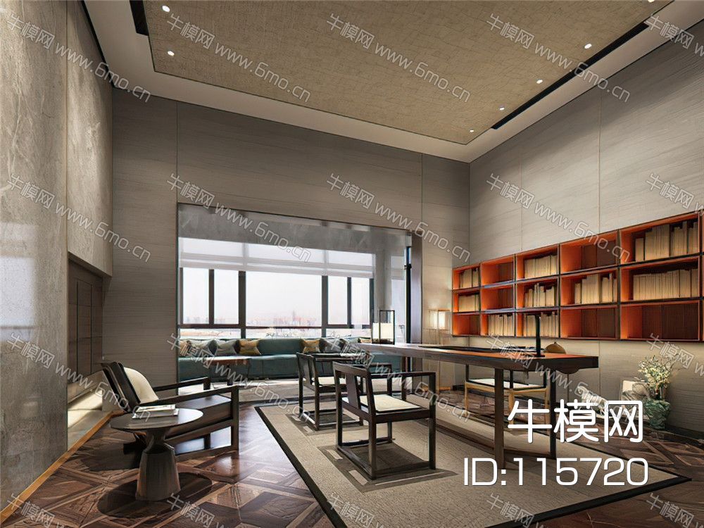 新中式书房
