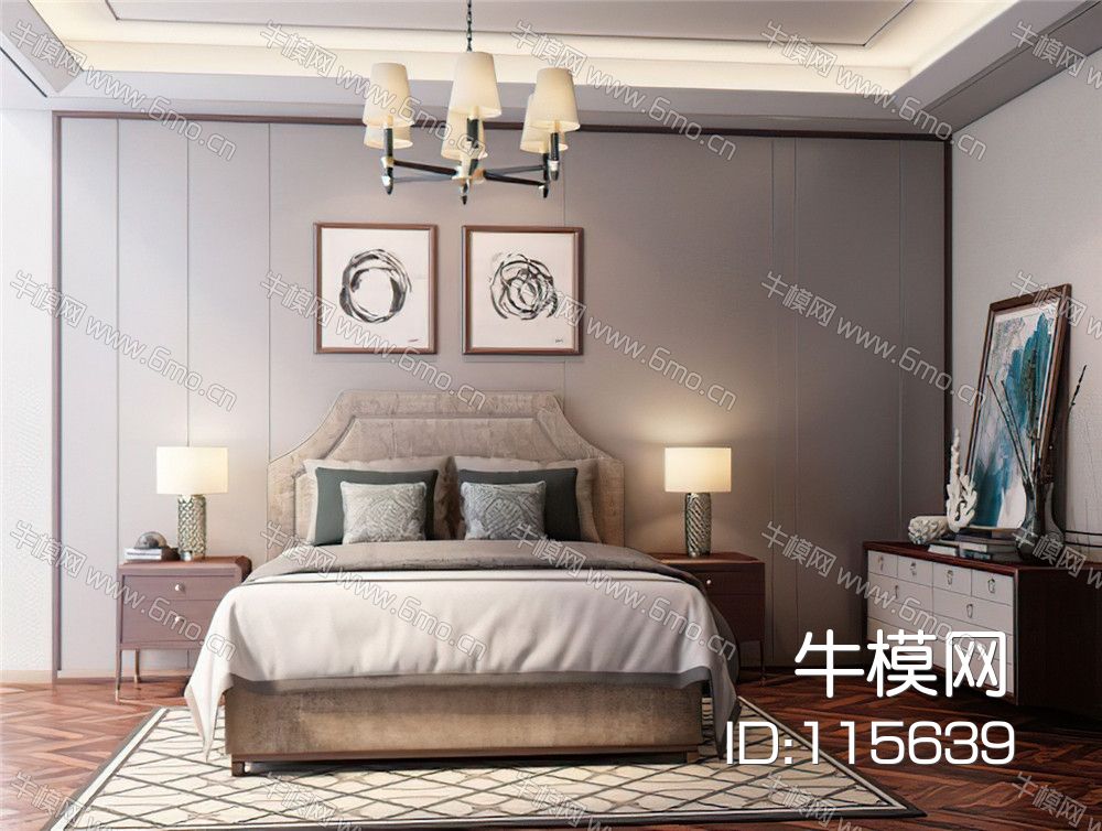 样板房现代卧室