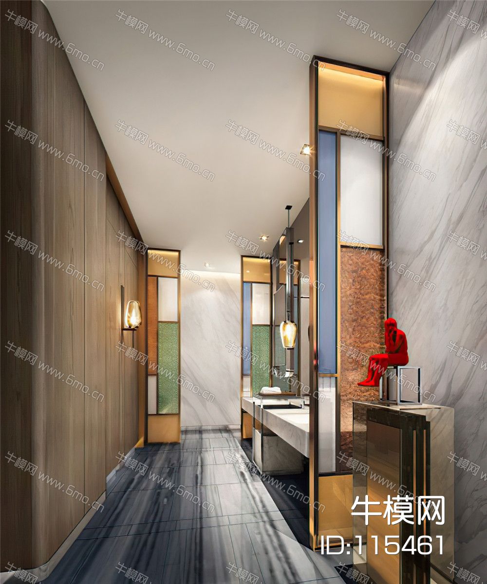 后现代卫生间