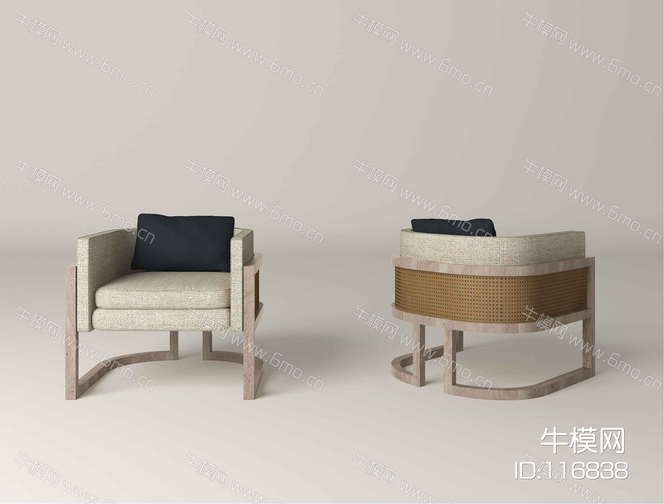 新中式休闲沙发