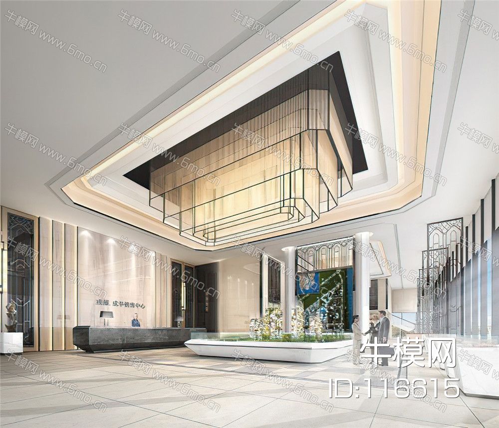 售楼处沙盘区