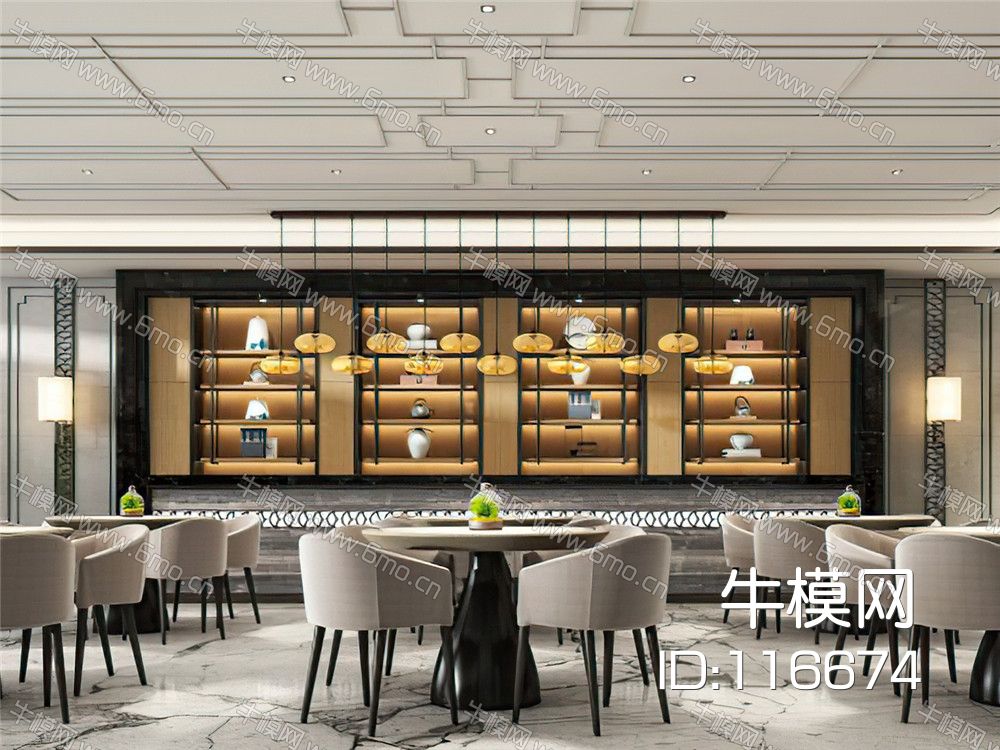 售楼处大堂吧洽谈区