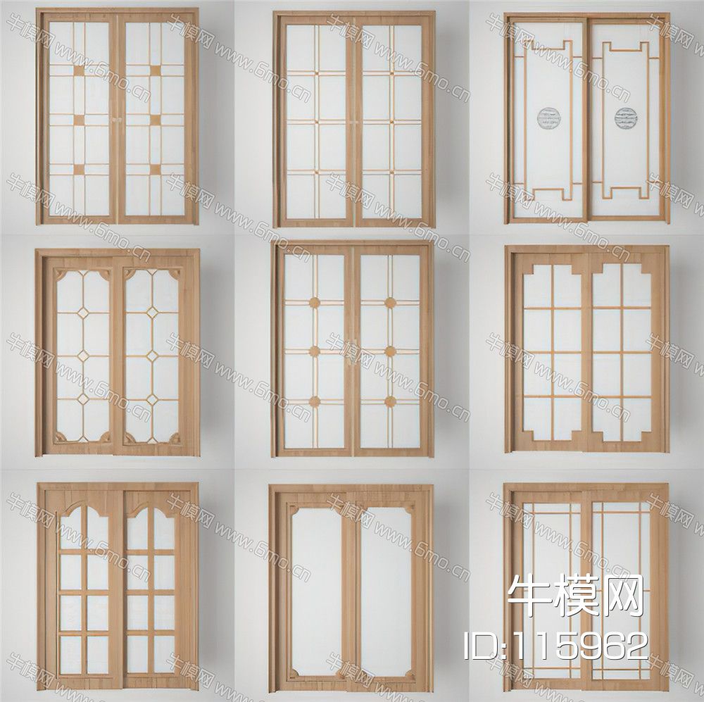 厨房玻璃门组合