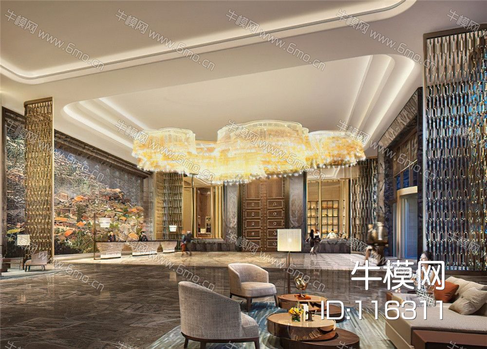 现代酒店大堂
