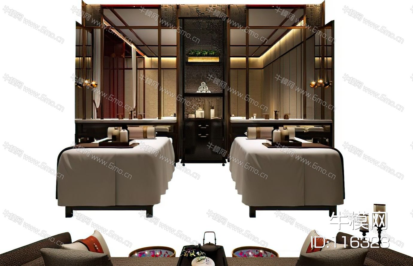 新中式度假酒店康体spa