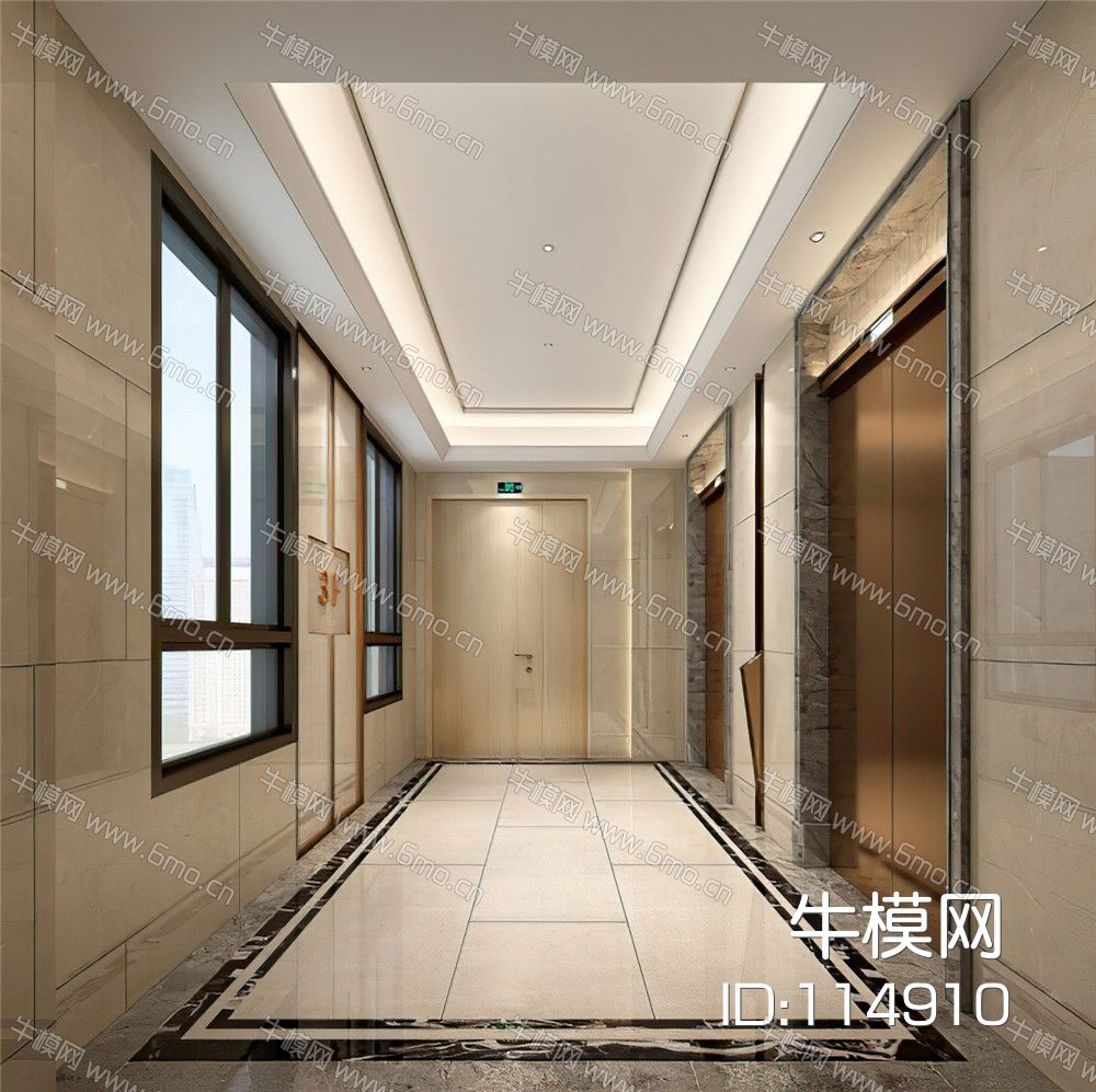 公寓电梯厅