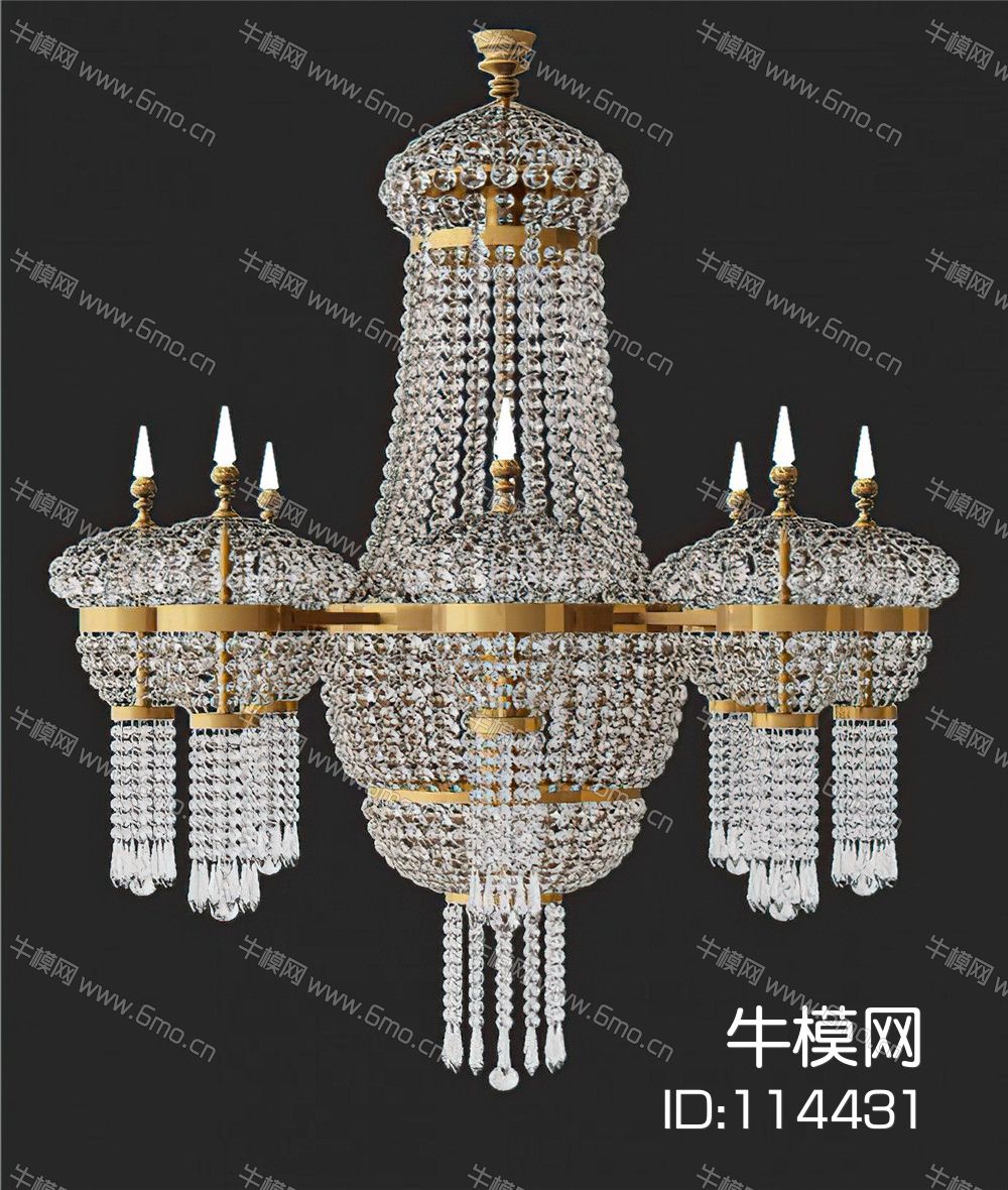 欧式古典水晶吊灯