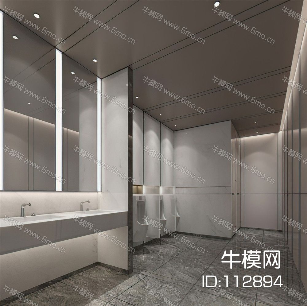 现代办公卫生间