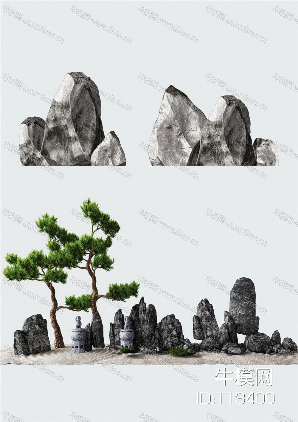 中式枯山水