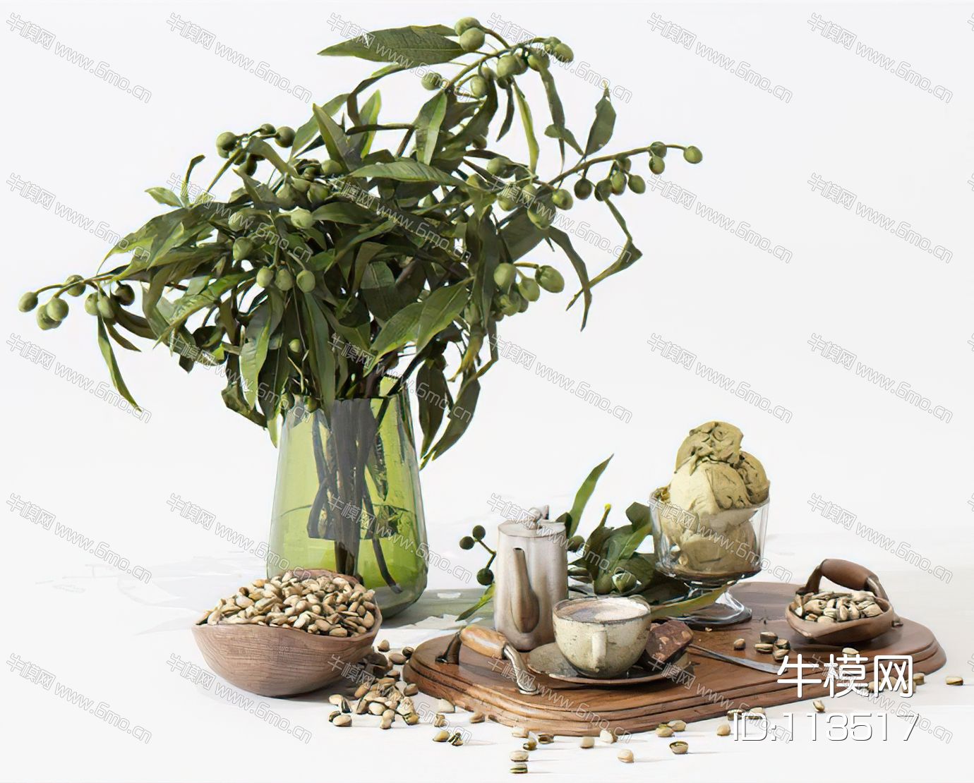 现代食品摆件装饰品