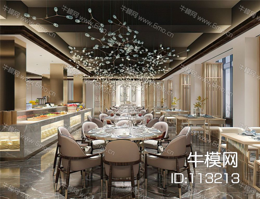 新中式自助餐厅