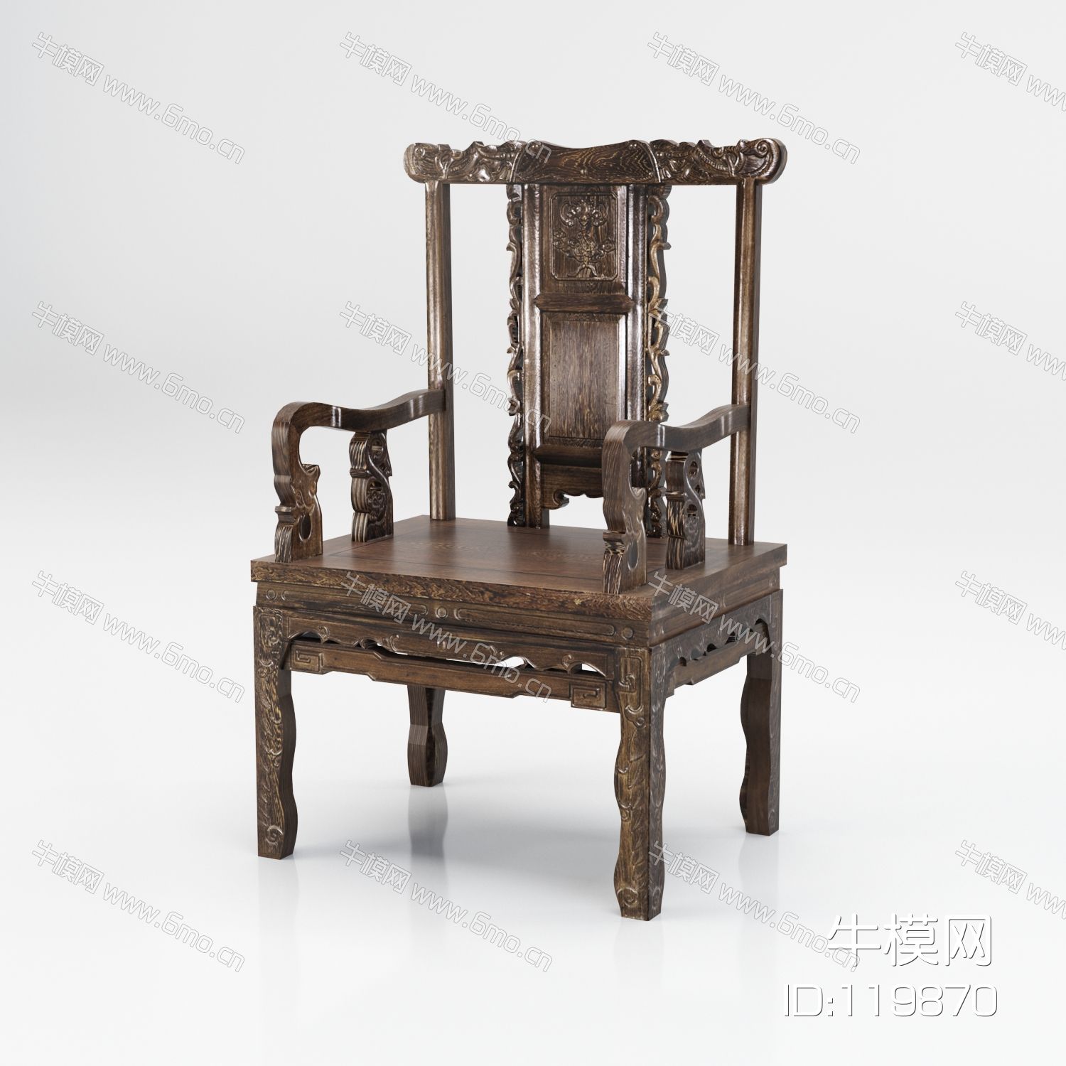 中式椅子圈椅太师椅仿古凳子