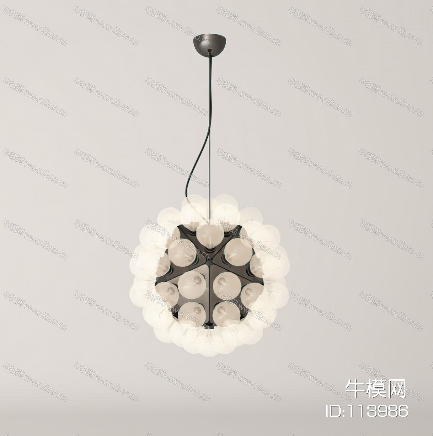 现代玻璃艺术吊灯