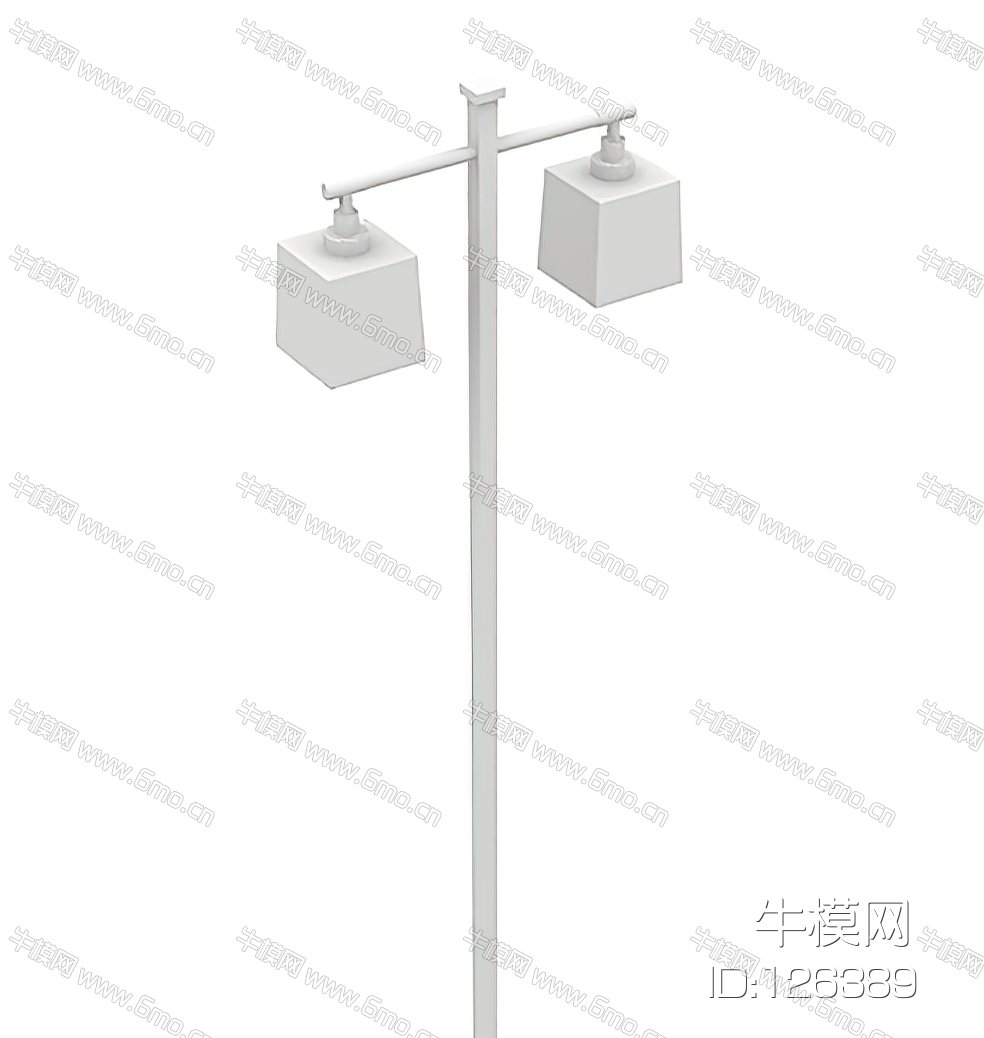 灯具_白模