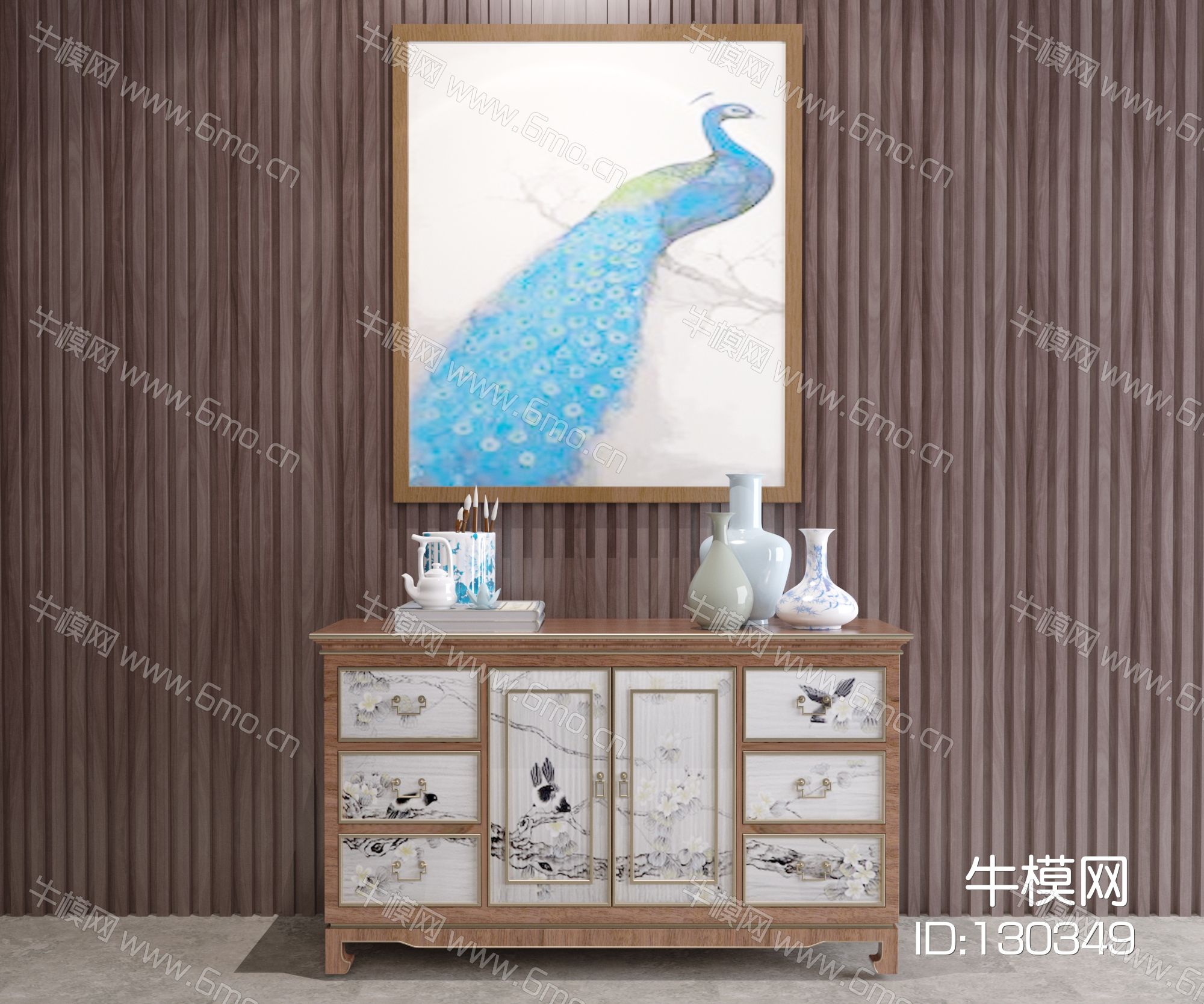 新中式风格装饰柜