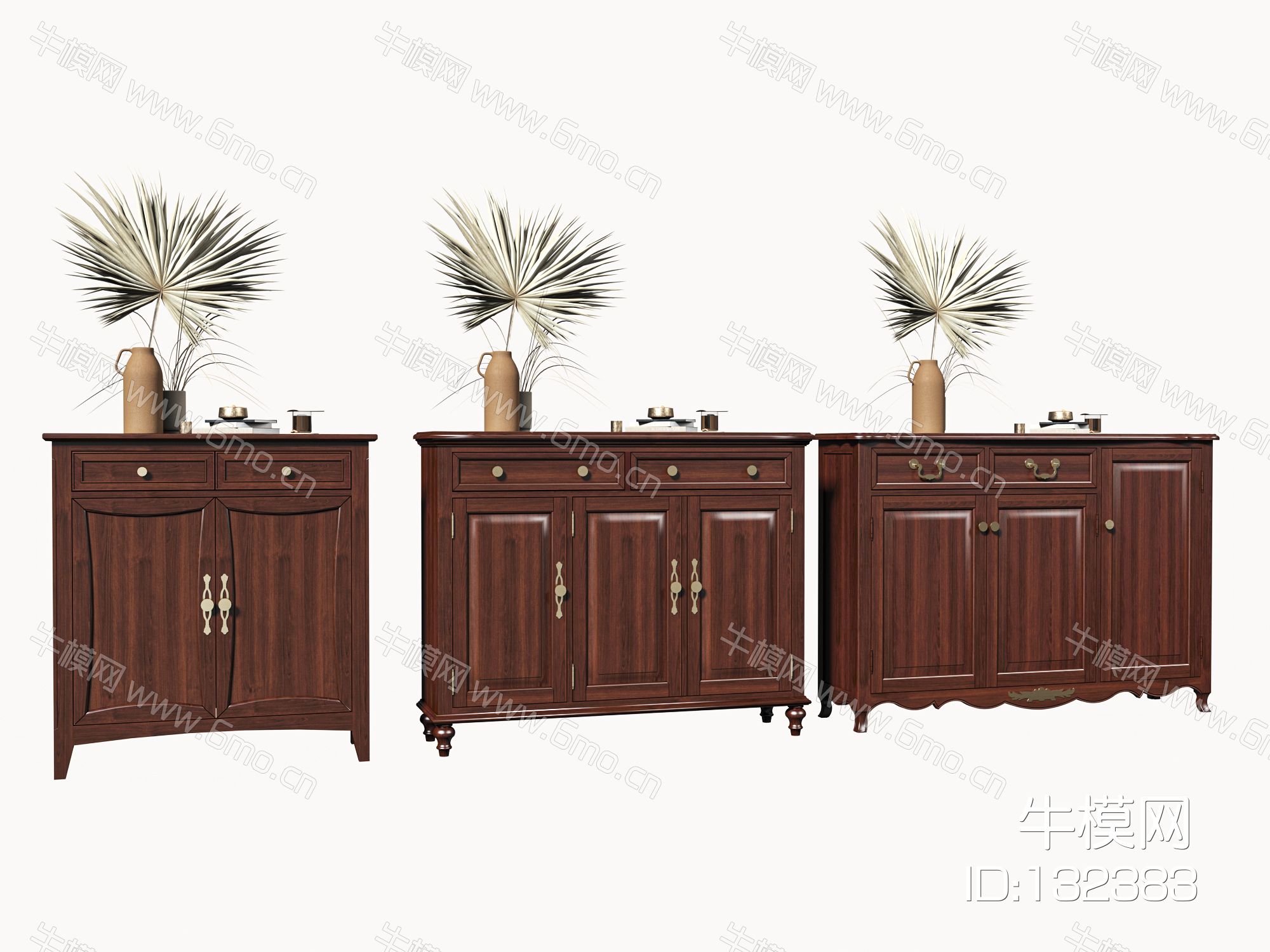 美式实木边柜，斗柜，矮柜，床头柜，餐边柜，五斗柜，装饰柜