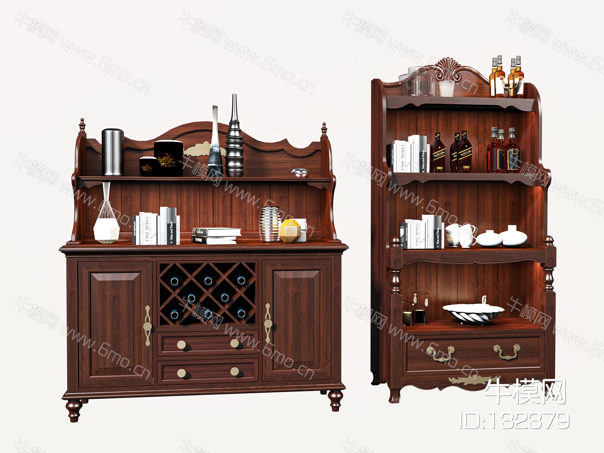 美式餐边柜，斗柜，矮柜，酒柜，装饰柜，储物柜