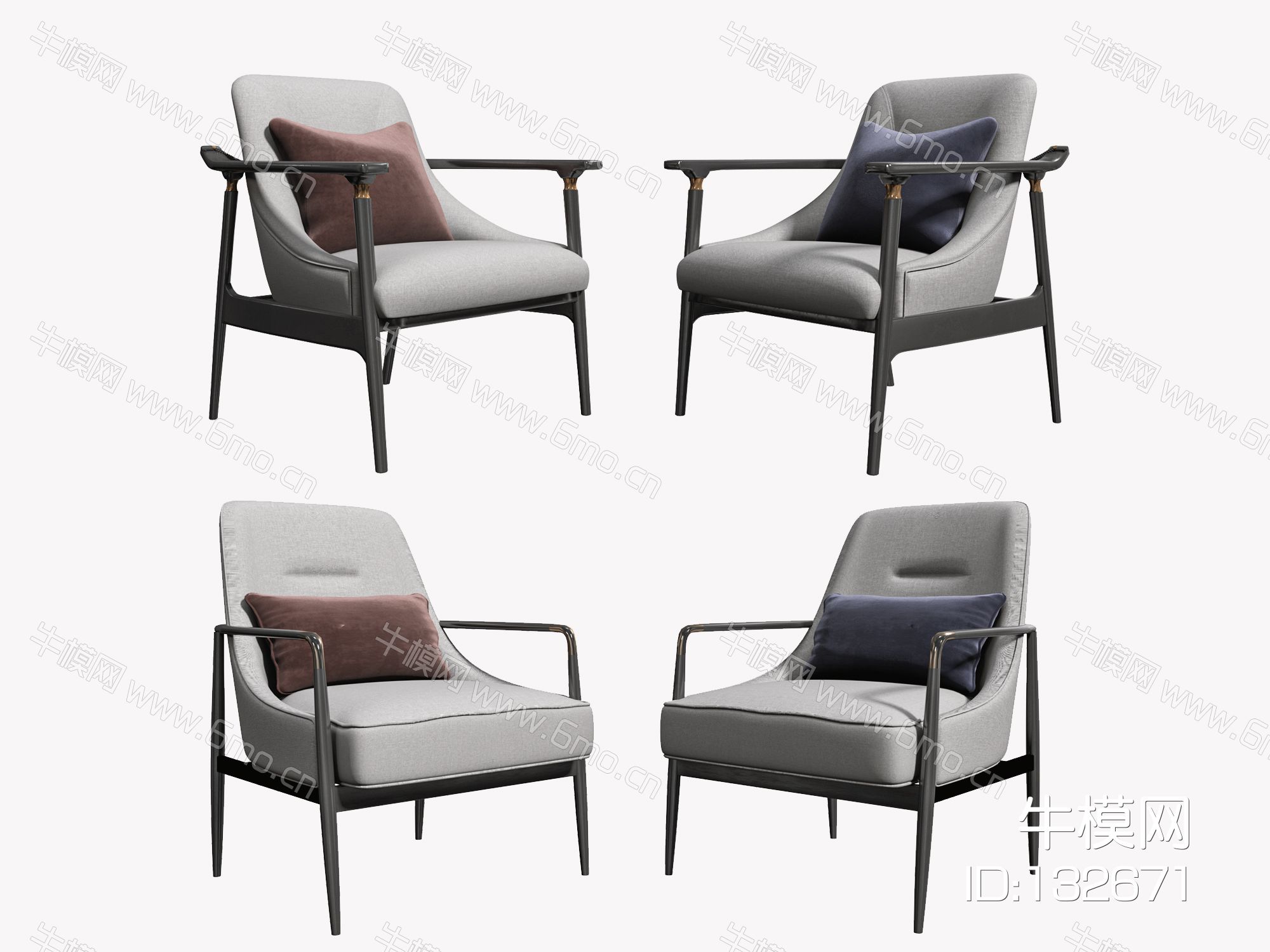 现代单椅,休闲椅,单人沙发