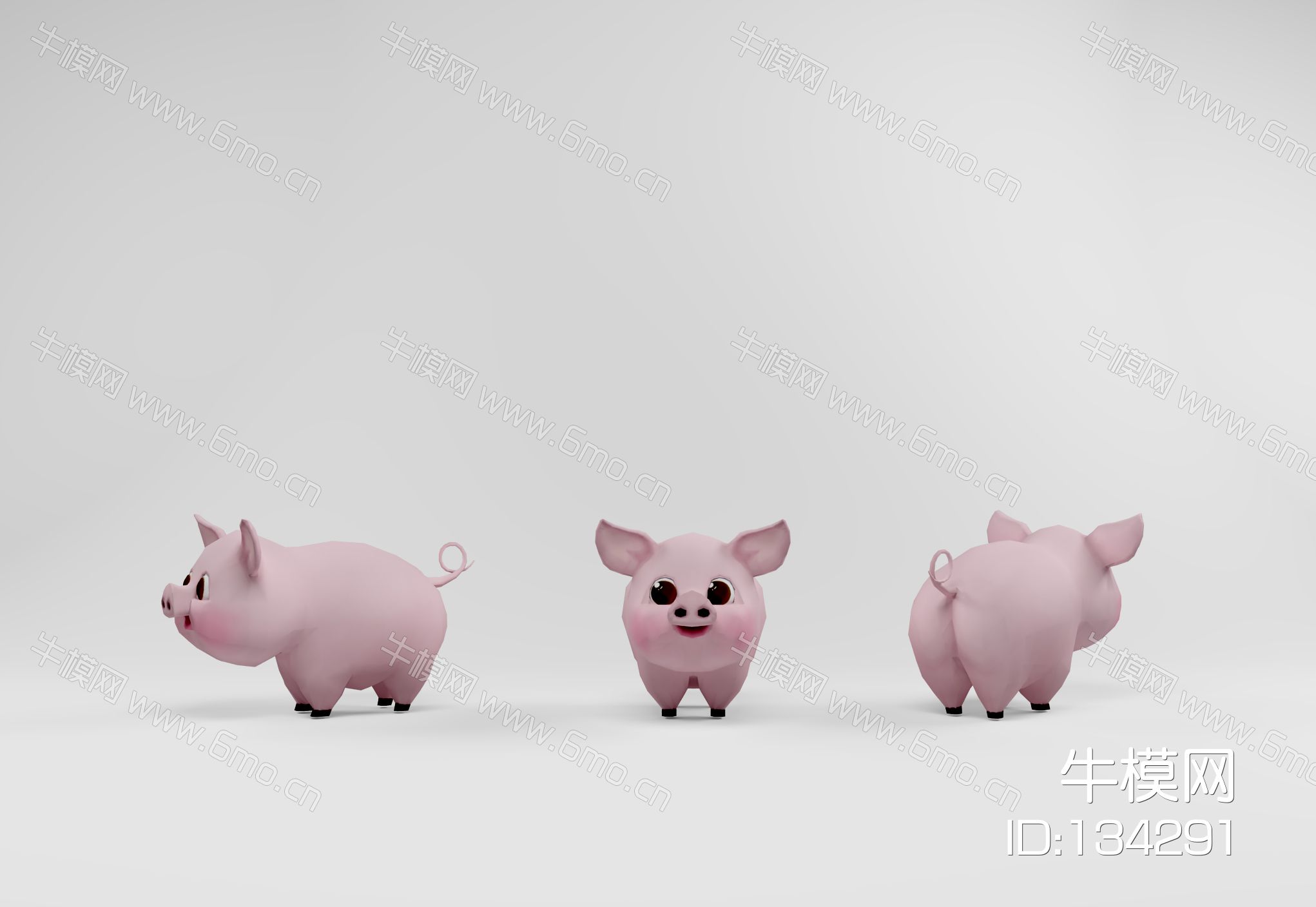 q版小猪玩具玩偶