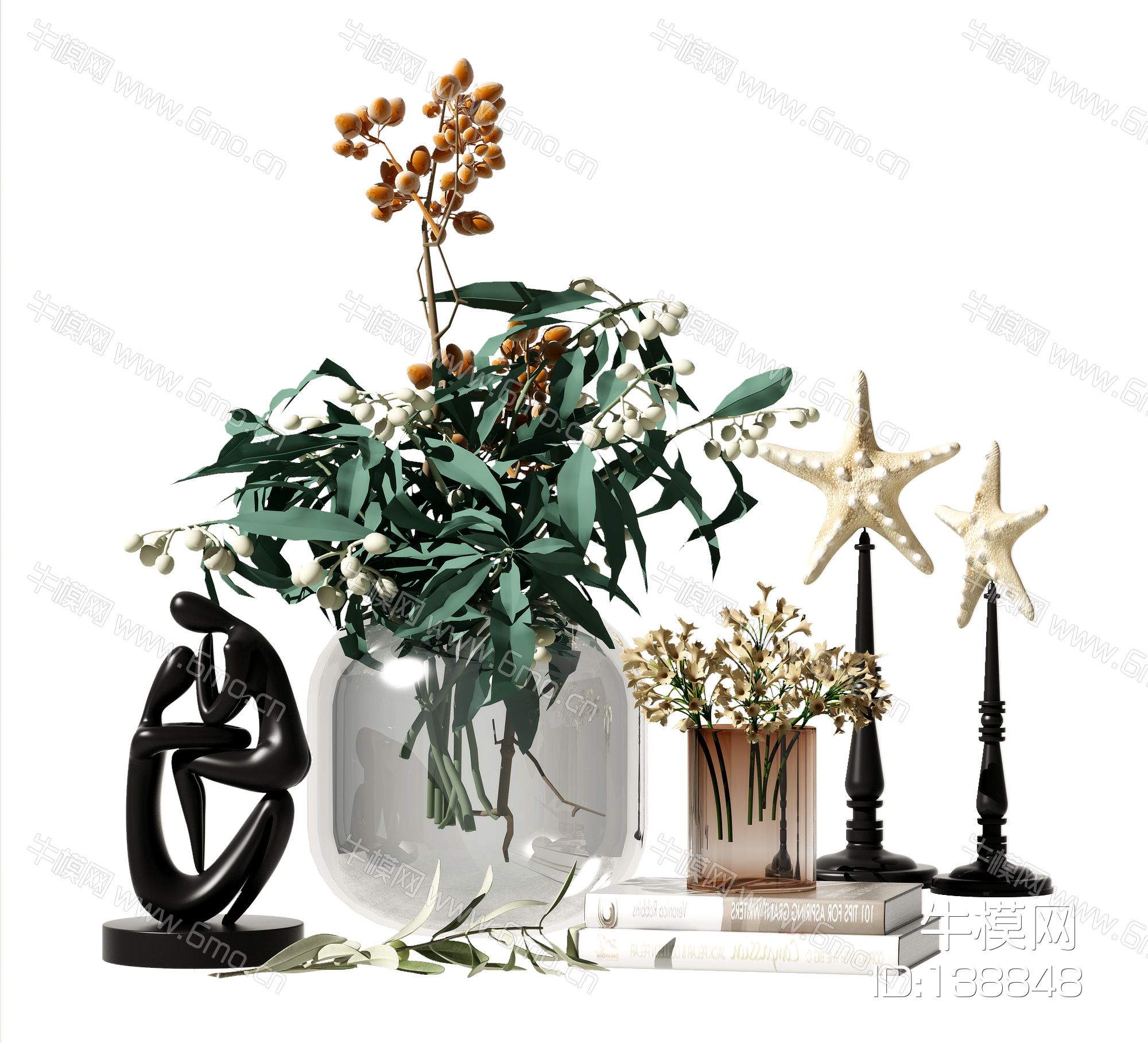 现代花瓶花艺摆件