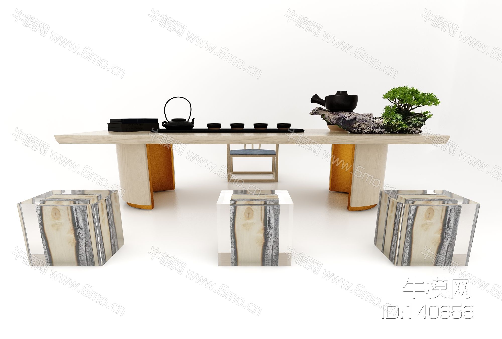现代风格茶桌