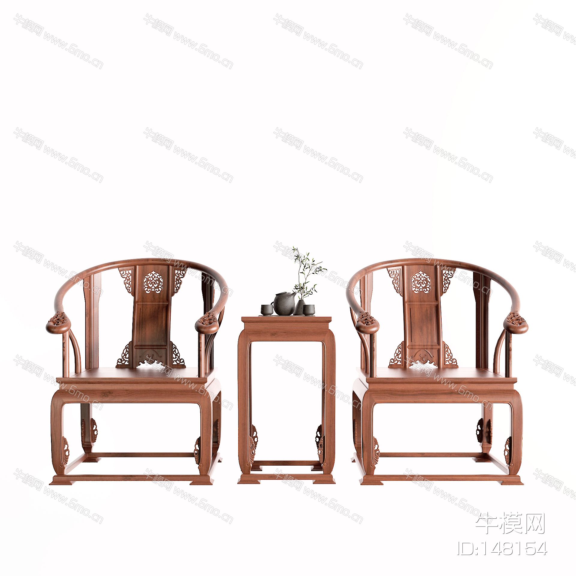 中式圈椅 太师椅