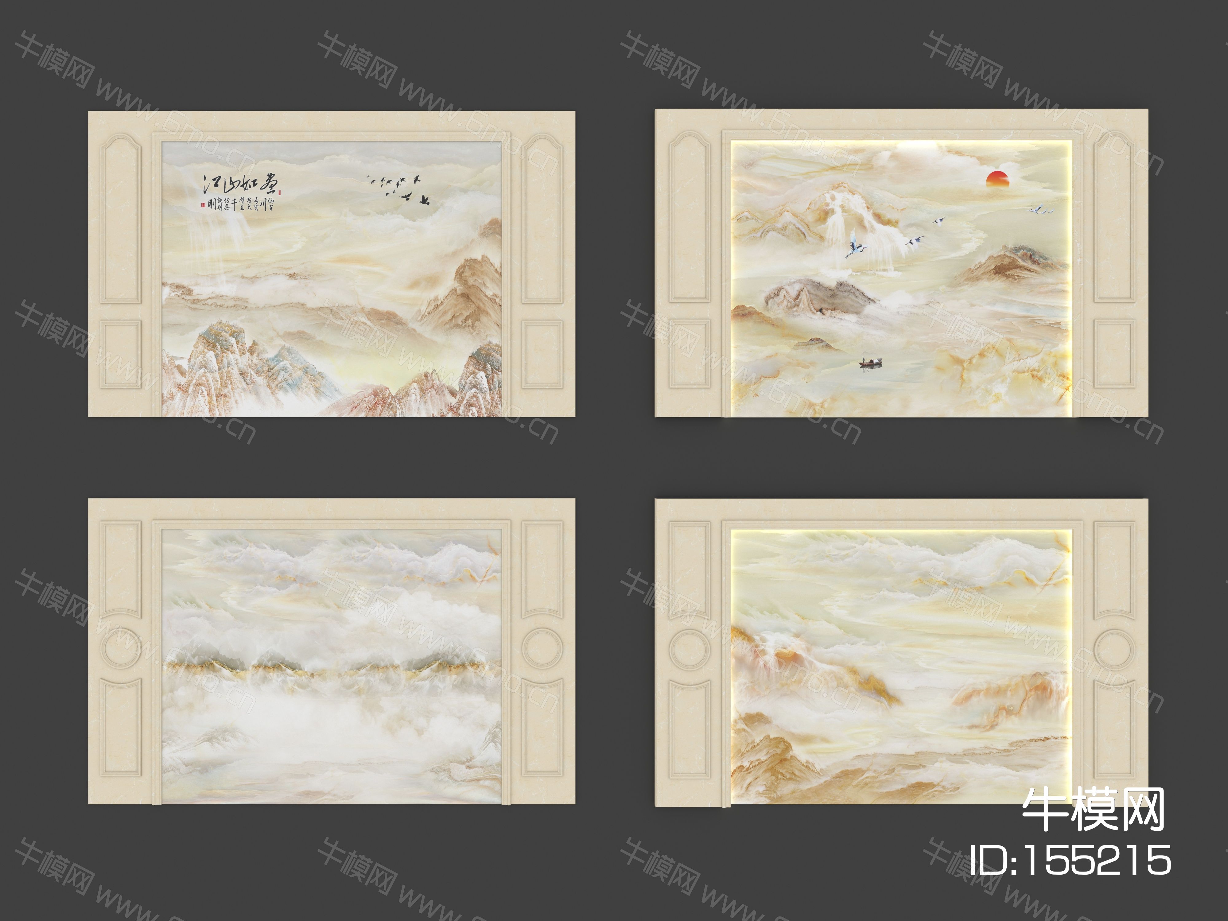 欧式背景墙大理石