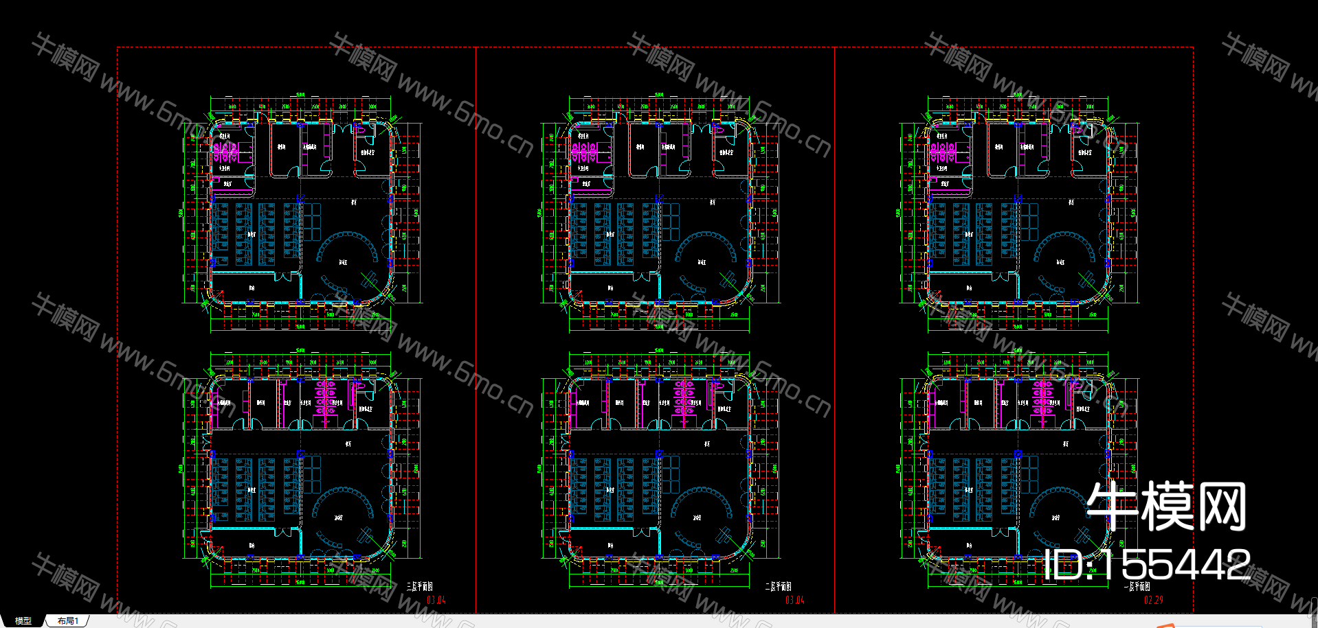 昆山新绣衣幼儿园建筑方案文本（CAD+效果图）