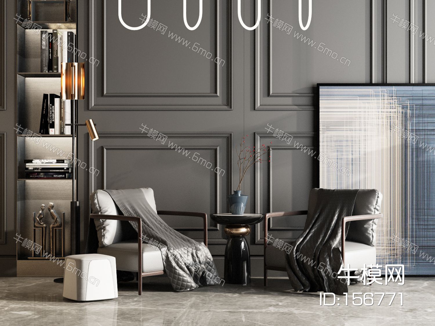 北欧现代休闲椅单人椅