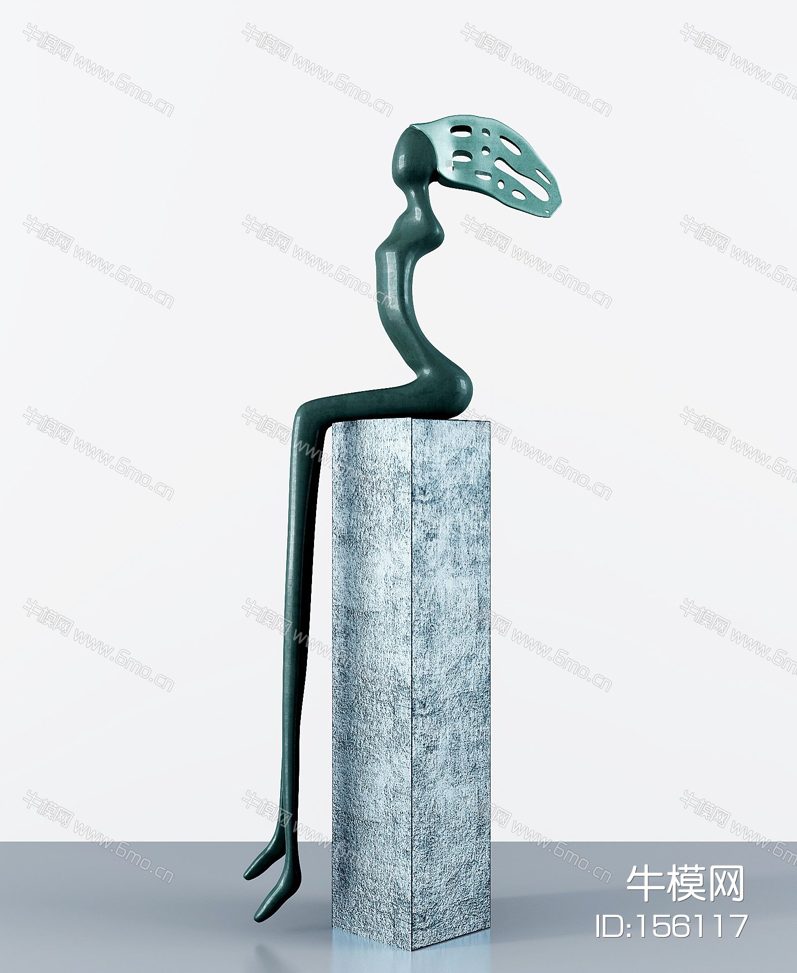 现代抽象人物雕塑