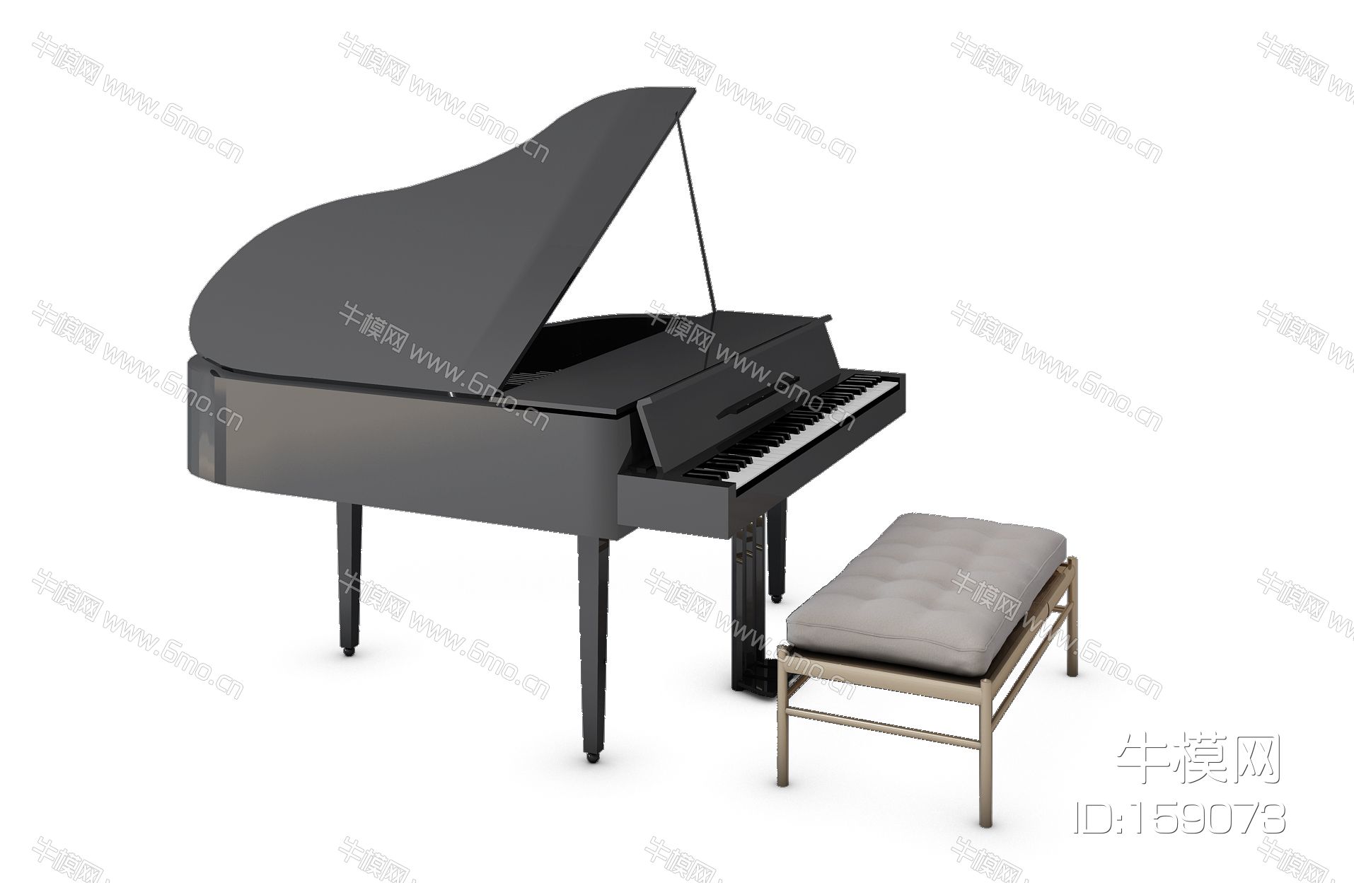 现代三角钢琴