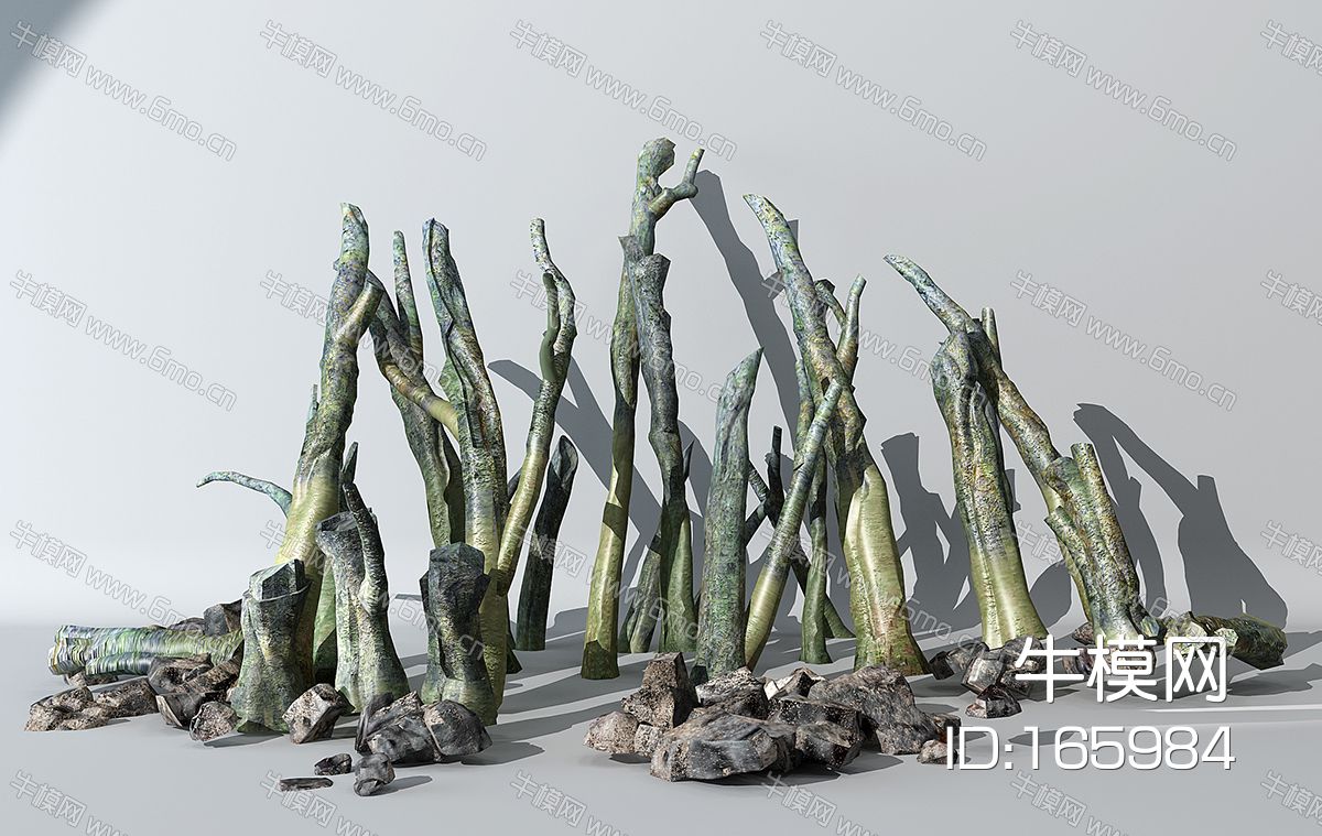 树根树枝枯树木头疙瘩