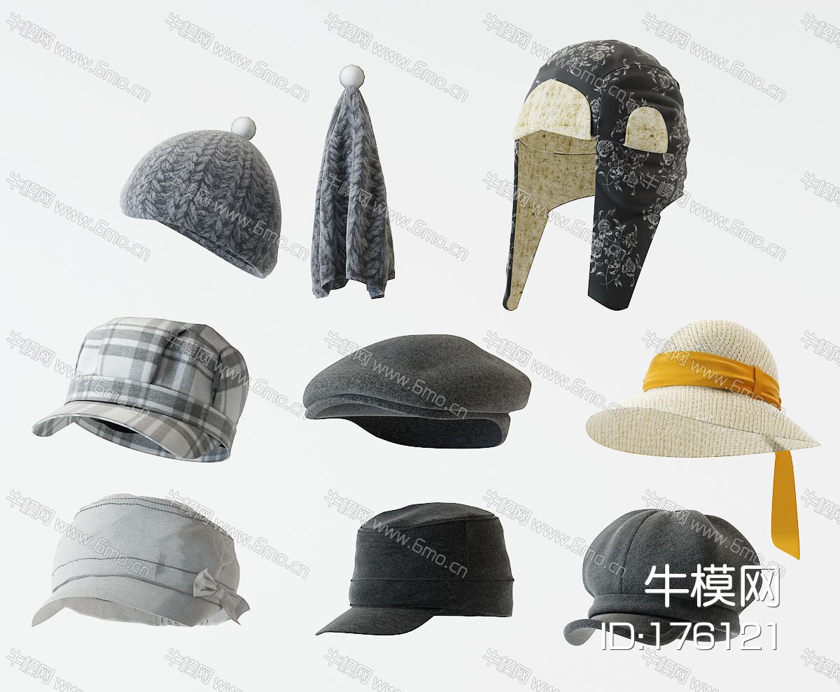 现代帽子服饰