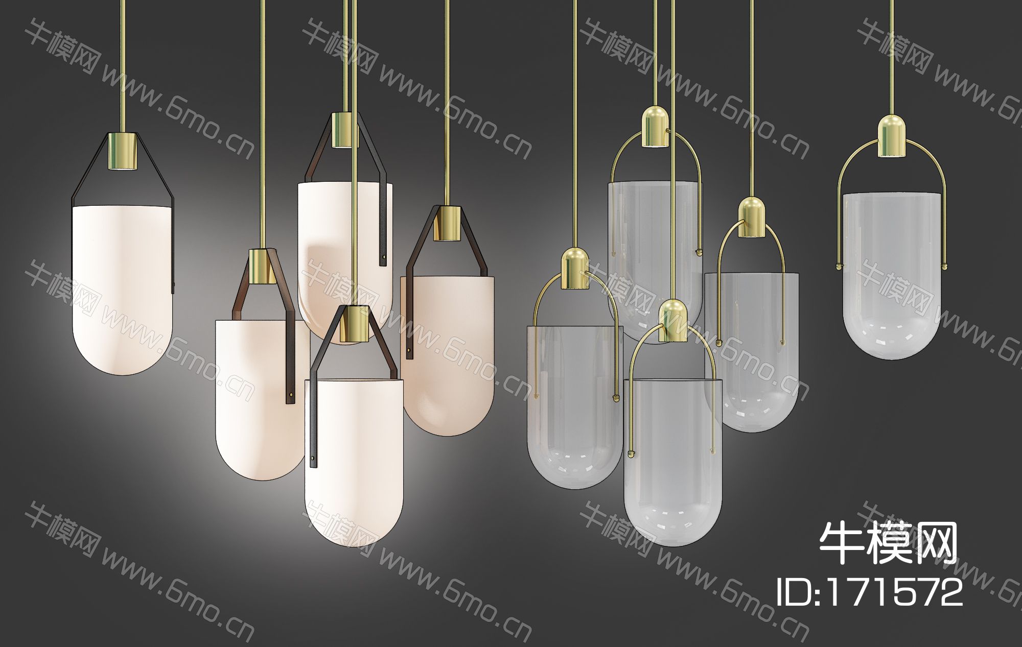 现代小吊灯吊灯组合