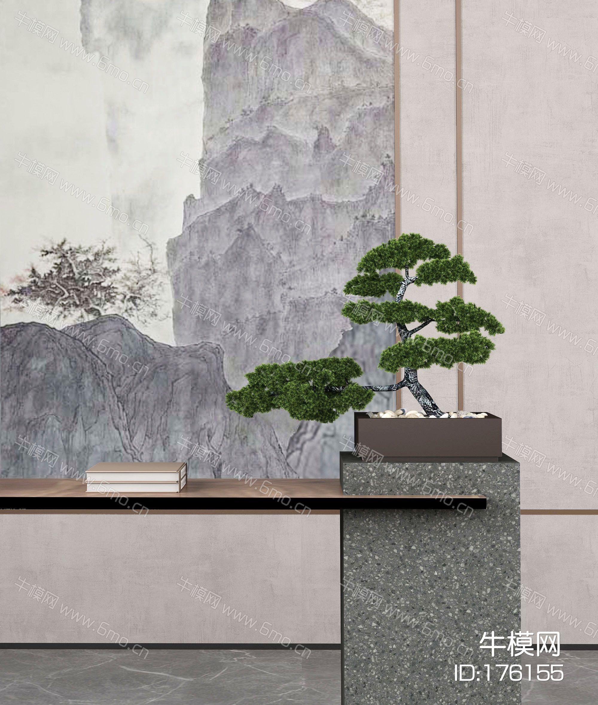 新中式盆景