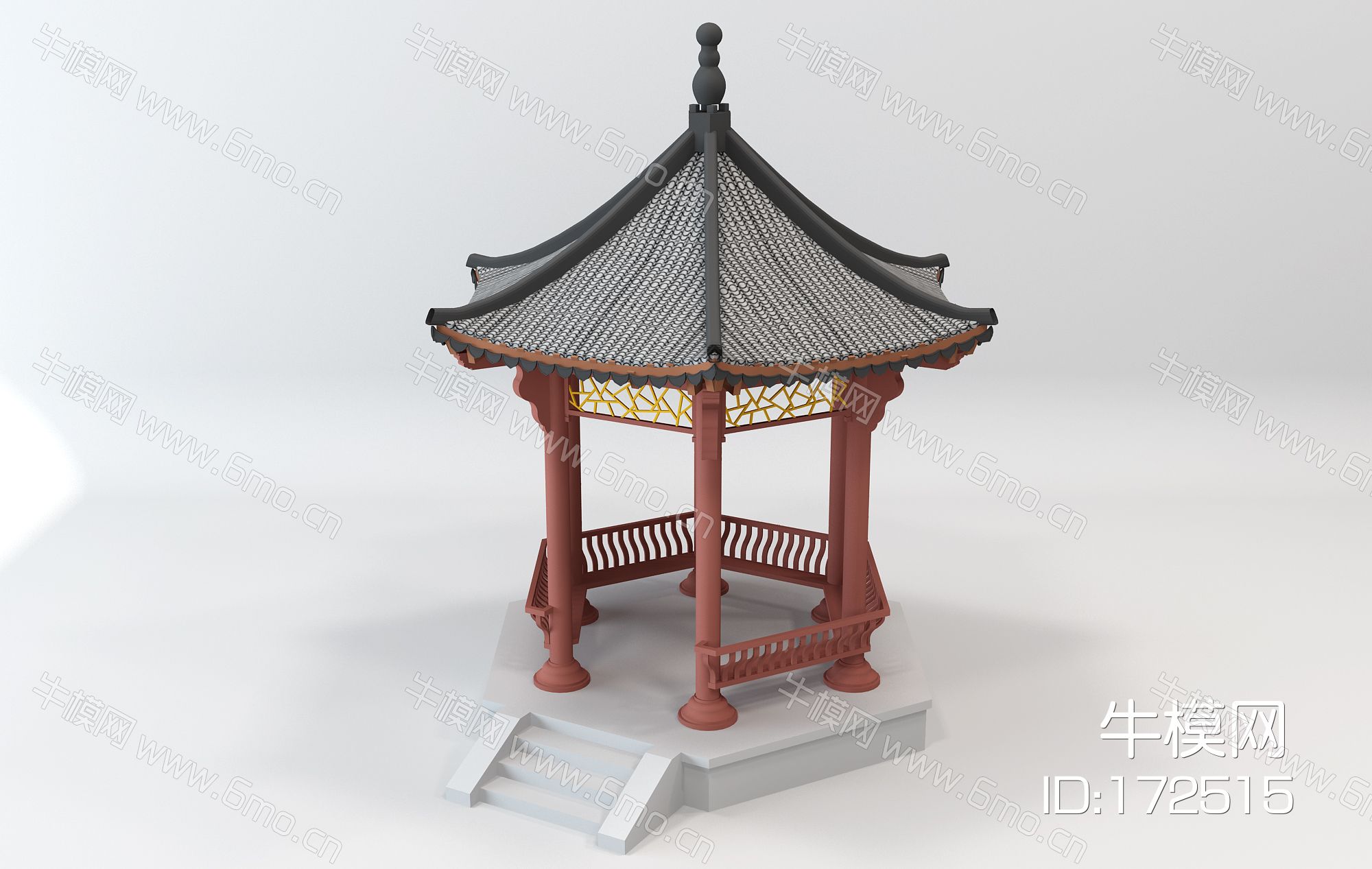 中式古建凉亭