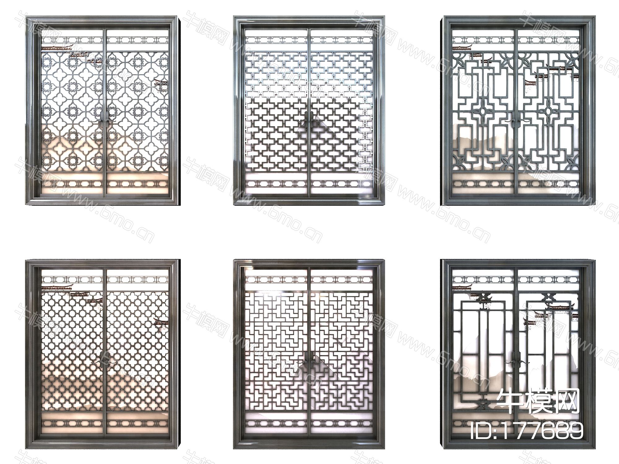 新中式窗户 新中式雕花从 新中式推拉窗