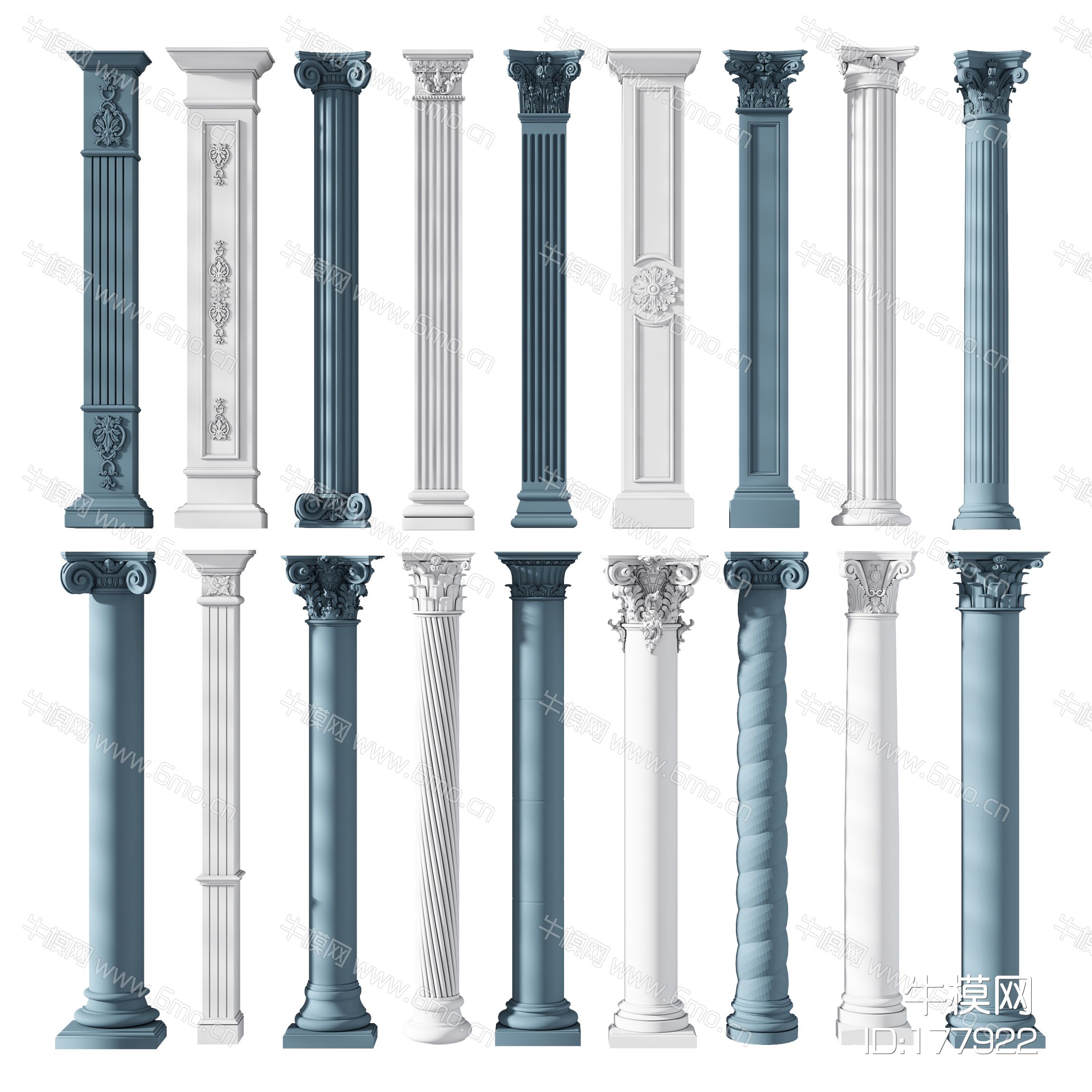 欧式古典欧式罗马柱 石膏柱子 简欧罗马柱 雕花柱子