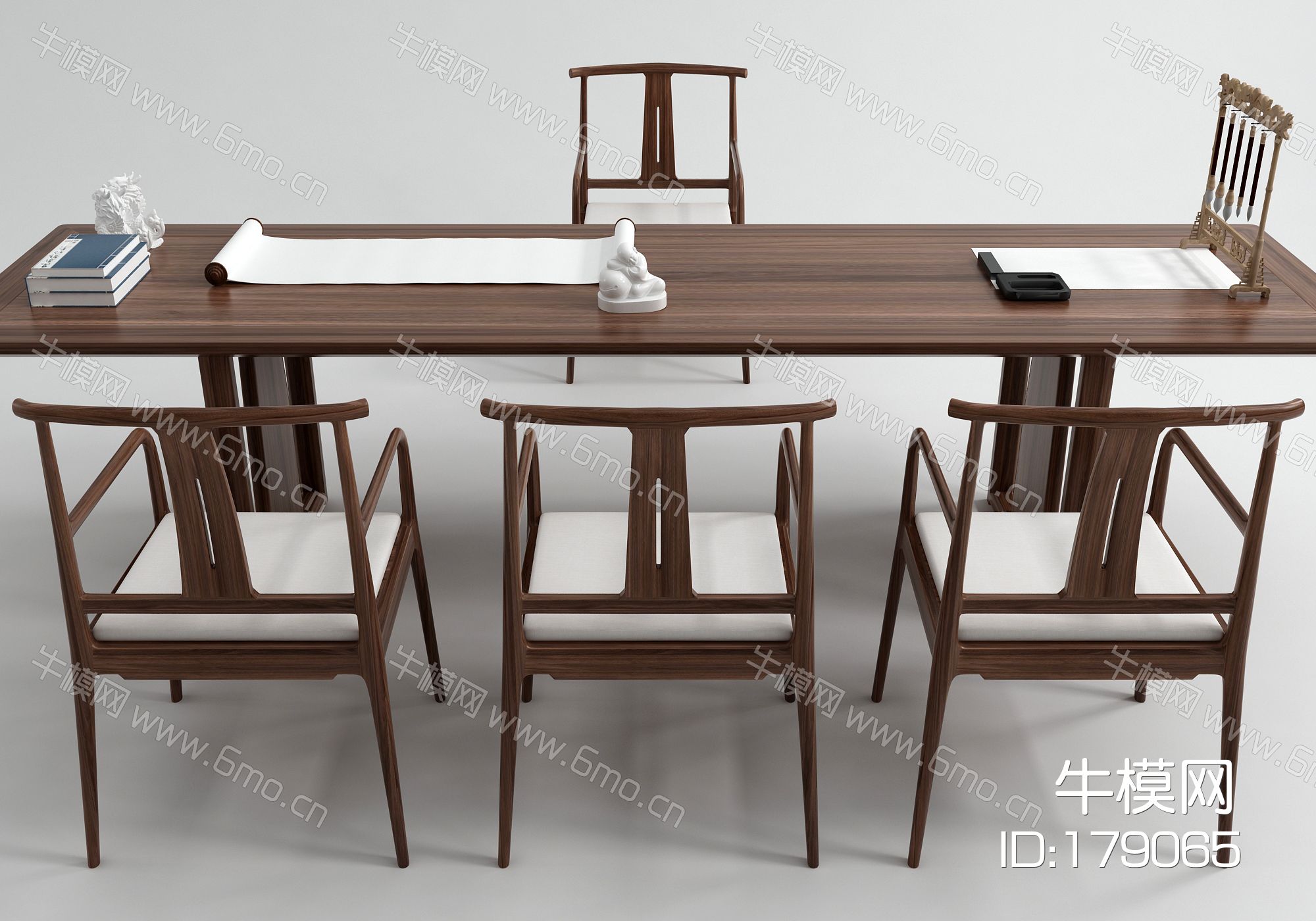 新中式实木桌椅